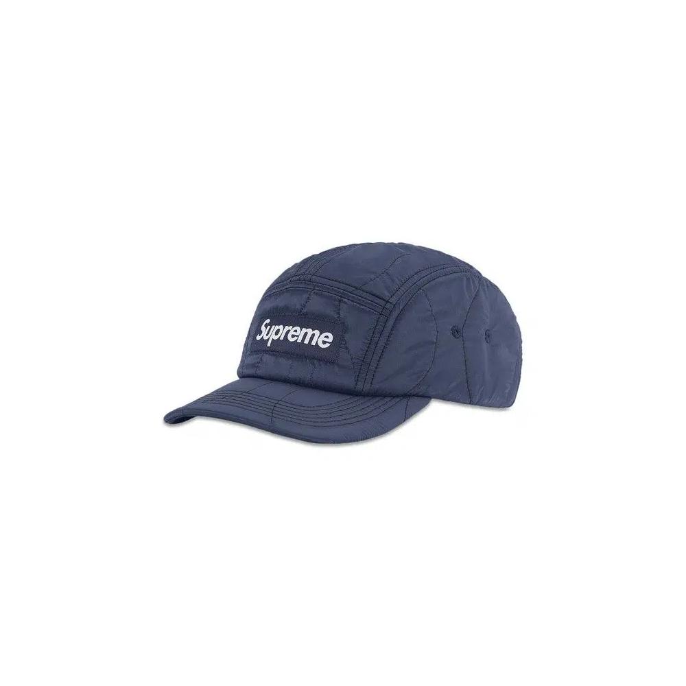 Кепки Supreme Quilted Liner Camp Cap 'Blue' 1