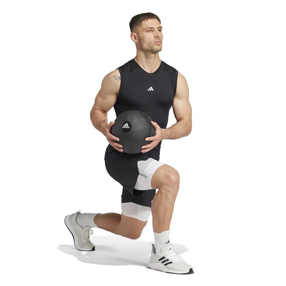 TECHFIT Компрессионные тренировочные леггинсы-шорты 5