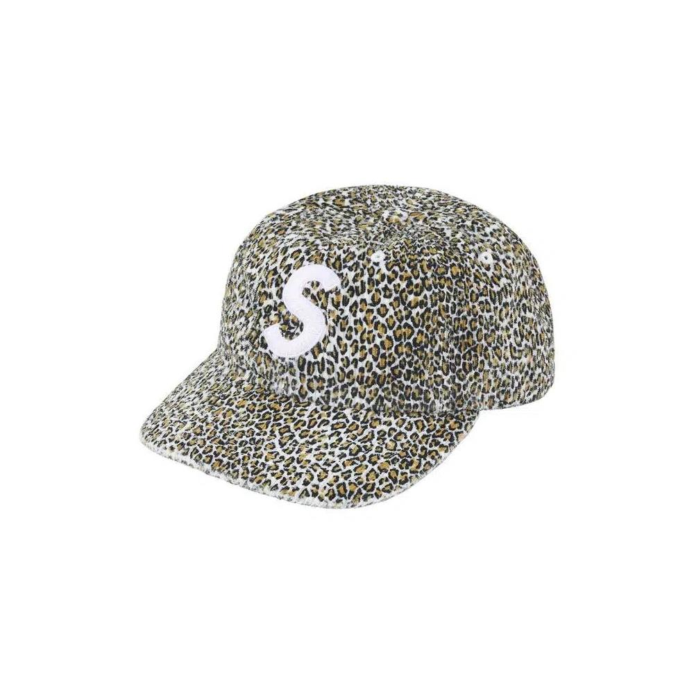 Кепка Supreme S Logo Corduory 6-Panel 'Леопардовый' 1