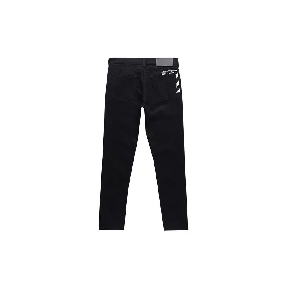 Off-White Diag Pocket Skinny Jeans 'Черный/Белый' 2