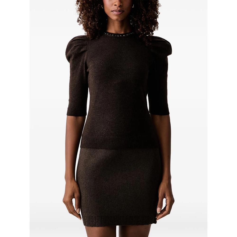 embellished puff-sleeve sweater 1