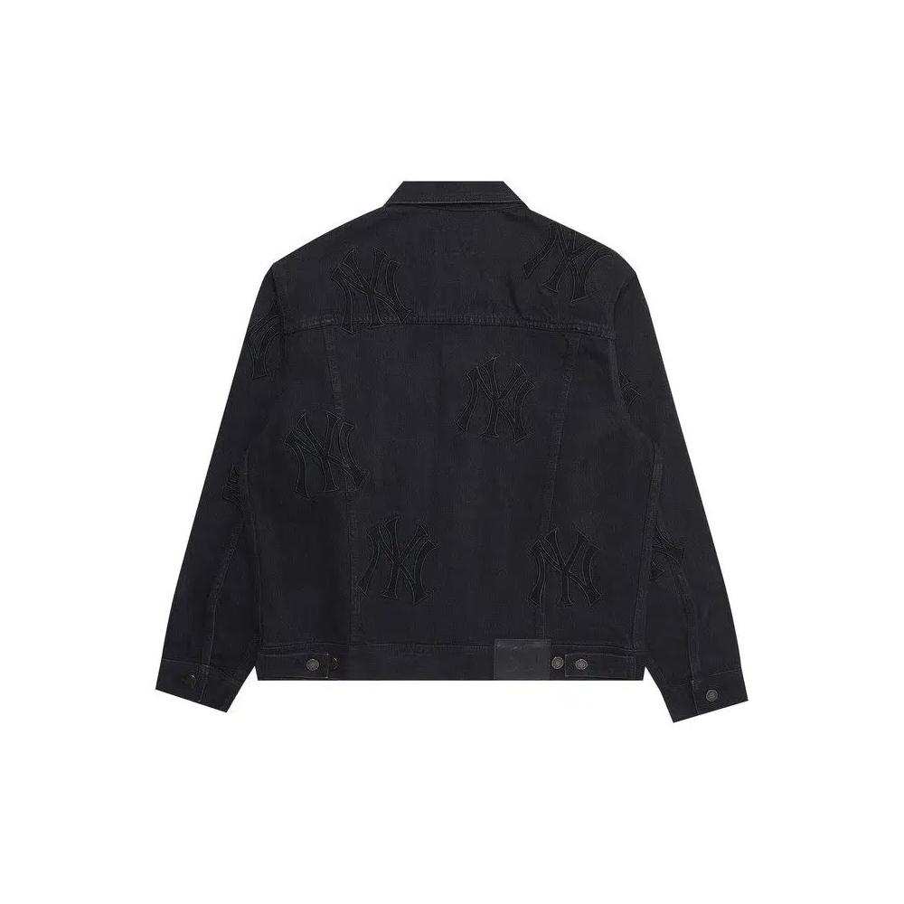 Джинсовые куртки Supreme x New York Yankees Denim Trucker Jacket 'Washed Black' 2