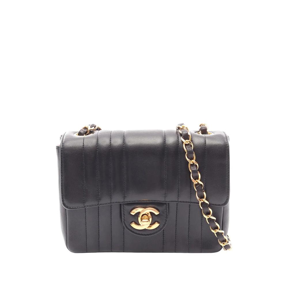 Сумка через плечо Mini CC Vertical Quilt Lambskin Mademoiselle Chain Flap (1991-1994 годы) 1