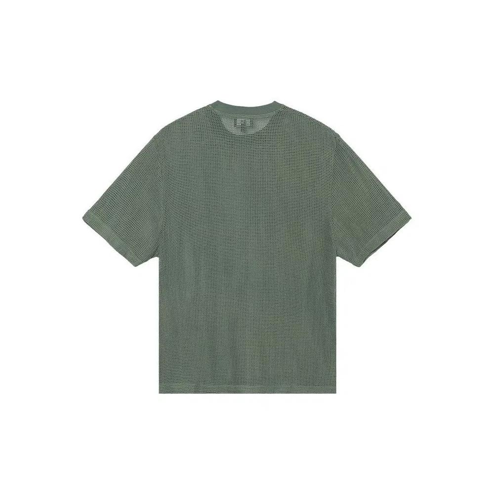 Футболки Stussy Cotton Mesh Short-Sleeve Crew 'Green' 2