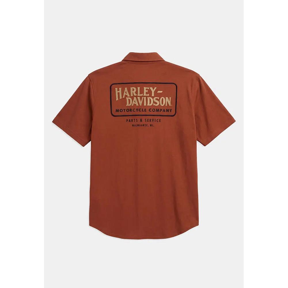 Harley-Davidson® Винтажная джерсовая рубашка на пуговицах 2