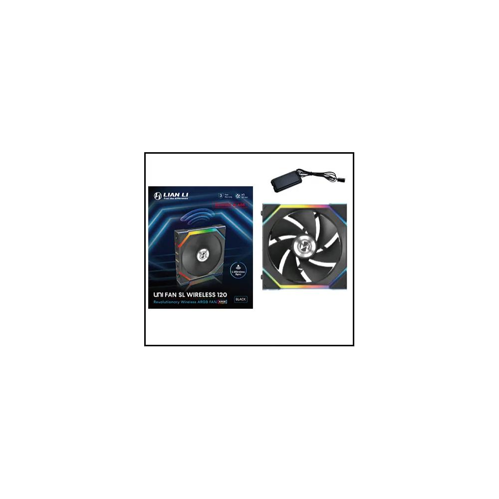 LIAN LI UNI FAN SL Wireless 120 Reverse Blade обратный вентилятор - Черный 2