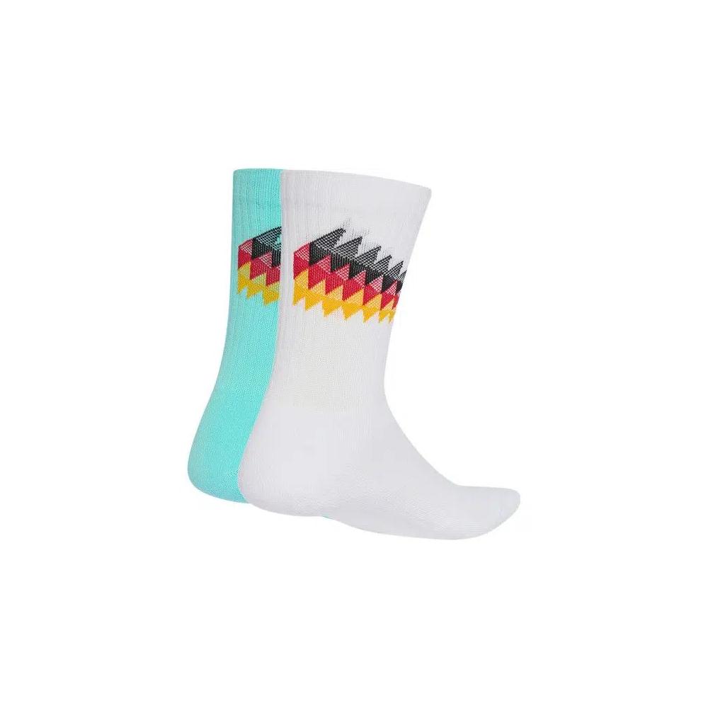 Носки и колготки Adidas Germany 26 Fan Socks 'White/Flash Aqua/Black' 2