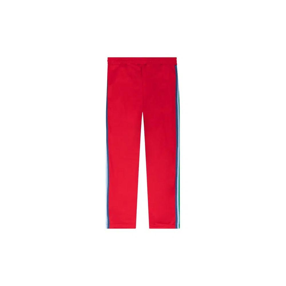 Штаны Palm Angels Kids Logo Rainbow Track Pant 'Red/White' 2