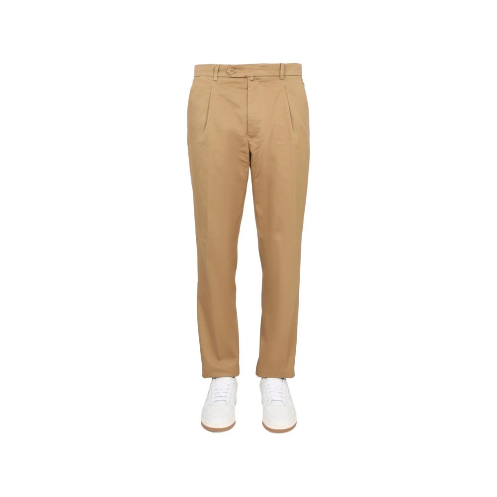 pleated side-adjuster trousers 1