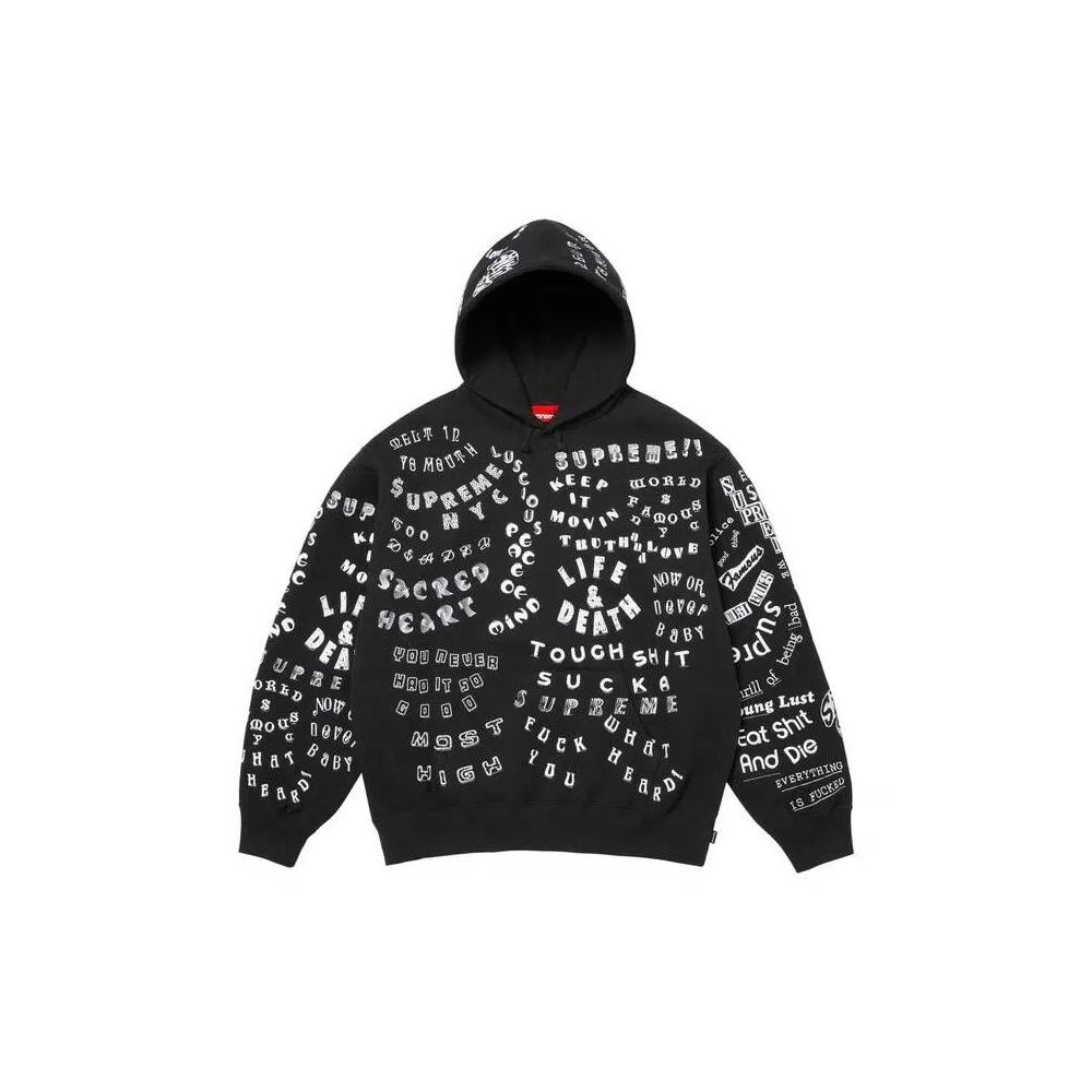 Худи Supreme Too Deadly Hooded Sweatshirt 'Black' 1