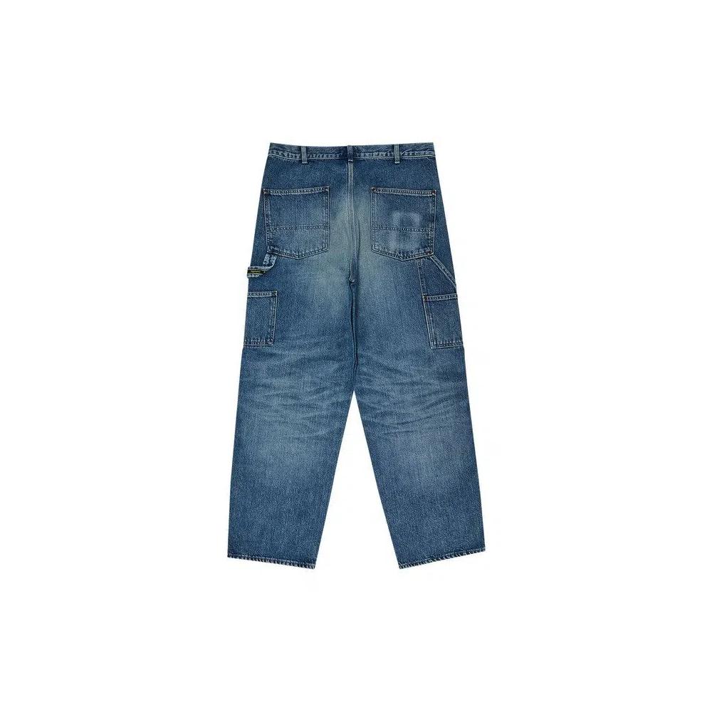 Низ Supreme Worn Double Knee Painter Pant 'Denim' 2
