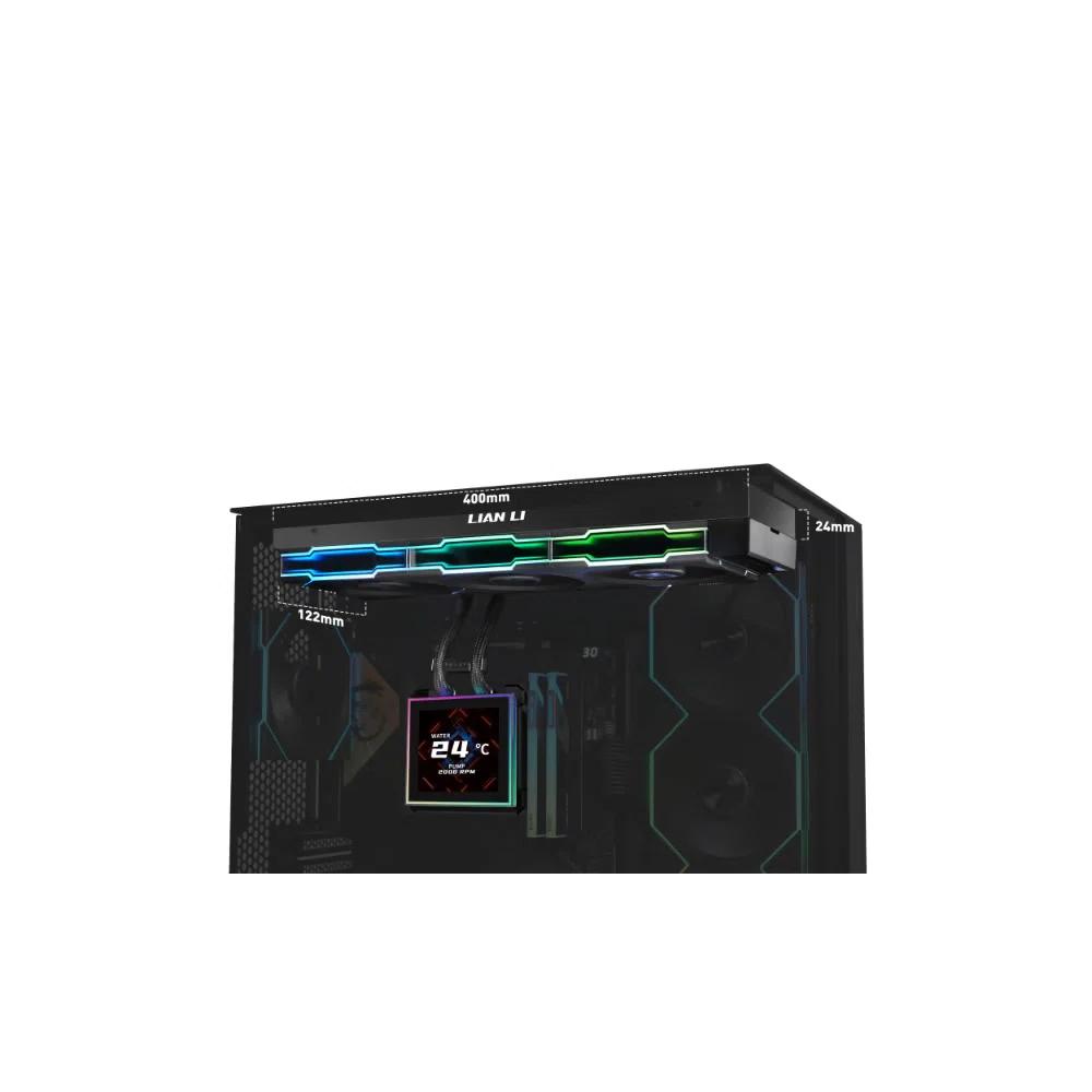 LIAN LI Hydroshift II LCD-S 360TL 360mm жидкостное охлаждение — чёрный 3