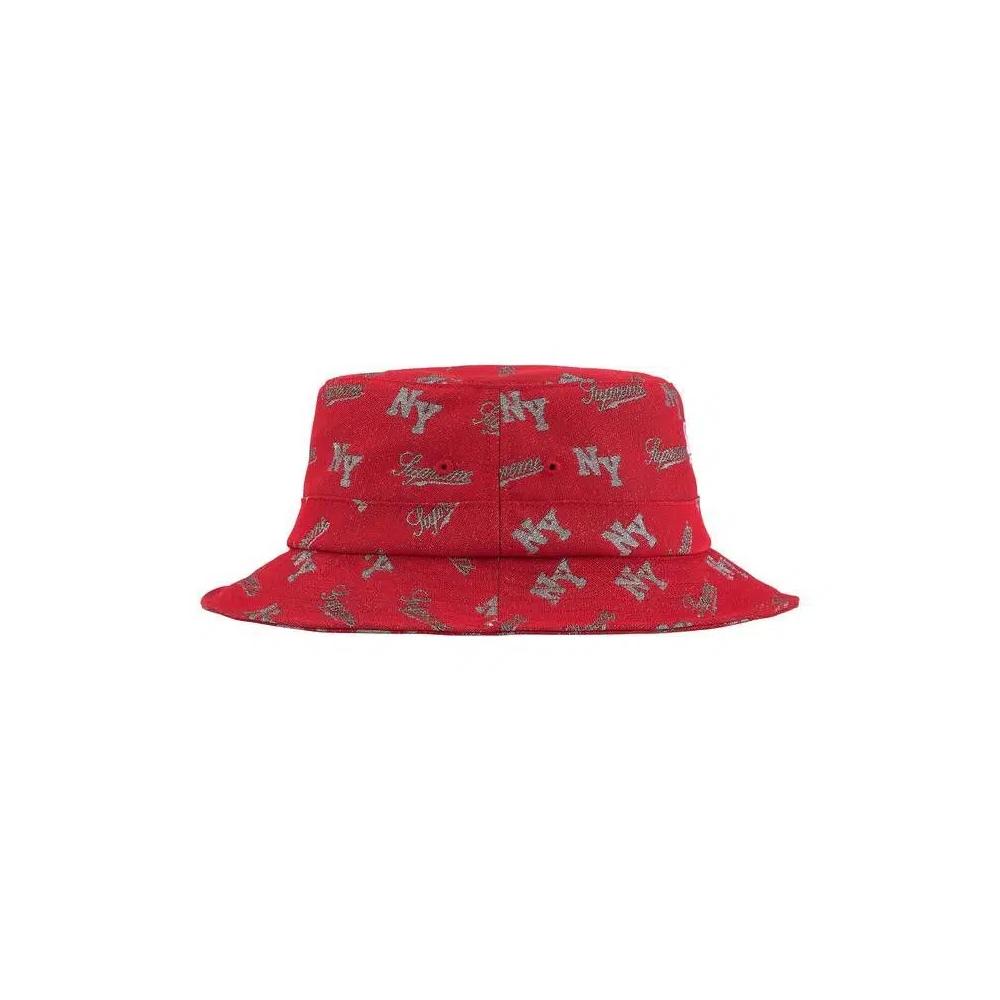 Панама Supreme Monogram Crusher 'Красный' 2