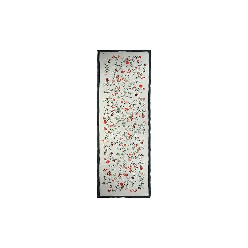 Шарфы Givenchy Floral Print Silk Scarf 'Black' 2