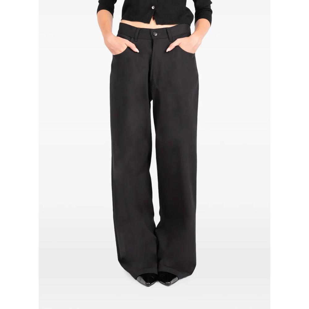 Red Cross wide-leg trousers 5