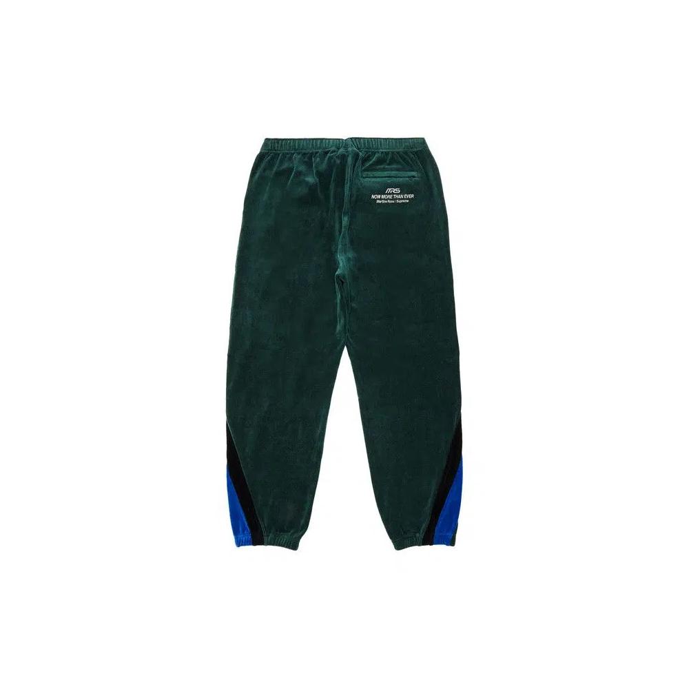 Спортивные штаны Supreme x Martine Rose Velour Track Pant 'Green' 2
