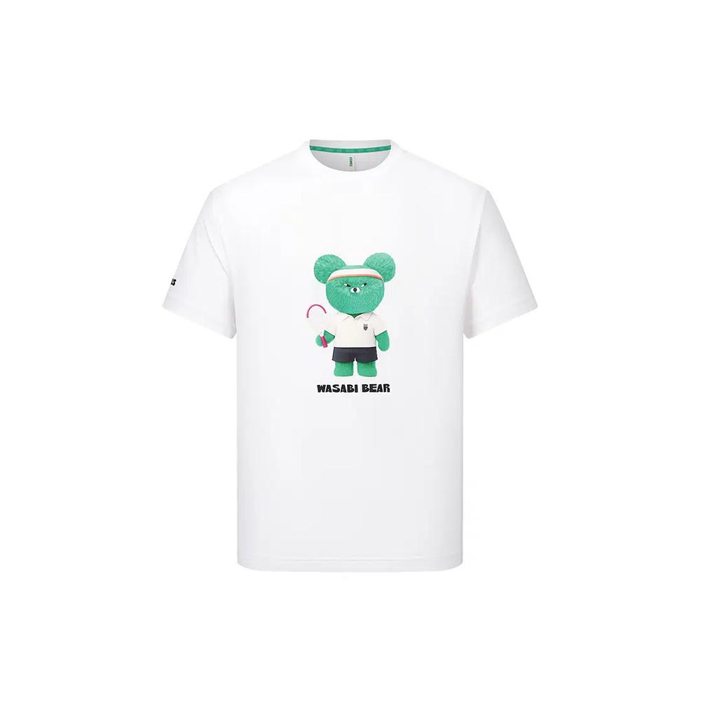 K-SWISS X WASABI BEAR УНИСЕКС СВОБОДНАЯ ФУТБОЛКА С ЛОГОТИПОМ 6