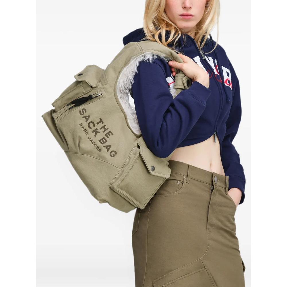 Сумка Sack из канваса с мехом 2
