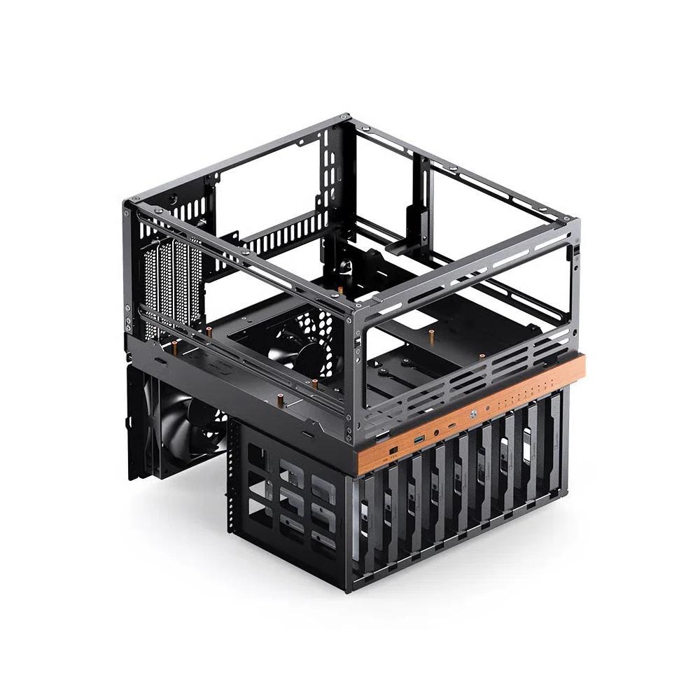Jonsbo N6 Micro-ATX корпус - Черный 3