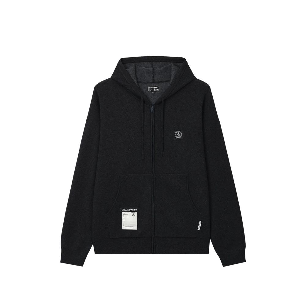 logo-print zip-up hoodie 1