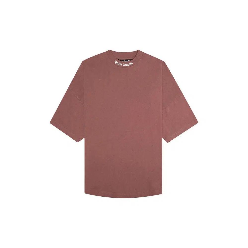 Футболки Palm Angels Classic Logo Over Tee 'Загар/Белый' 1