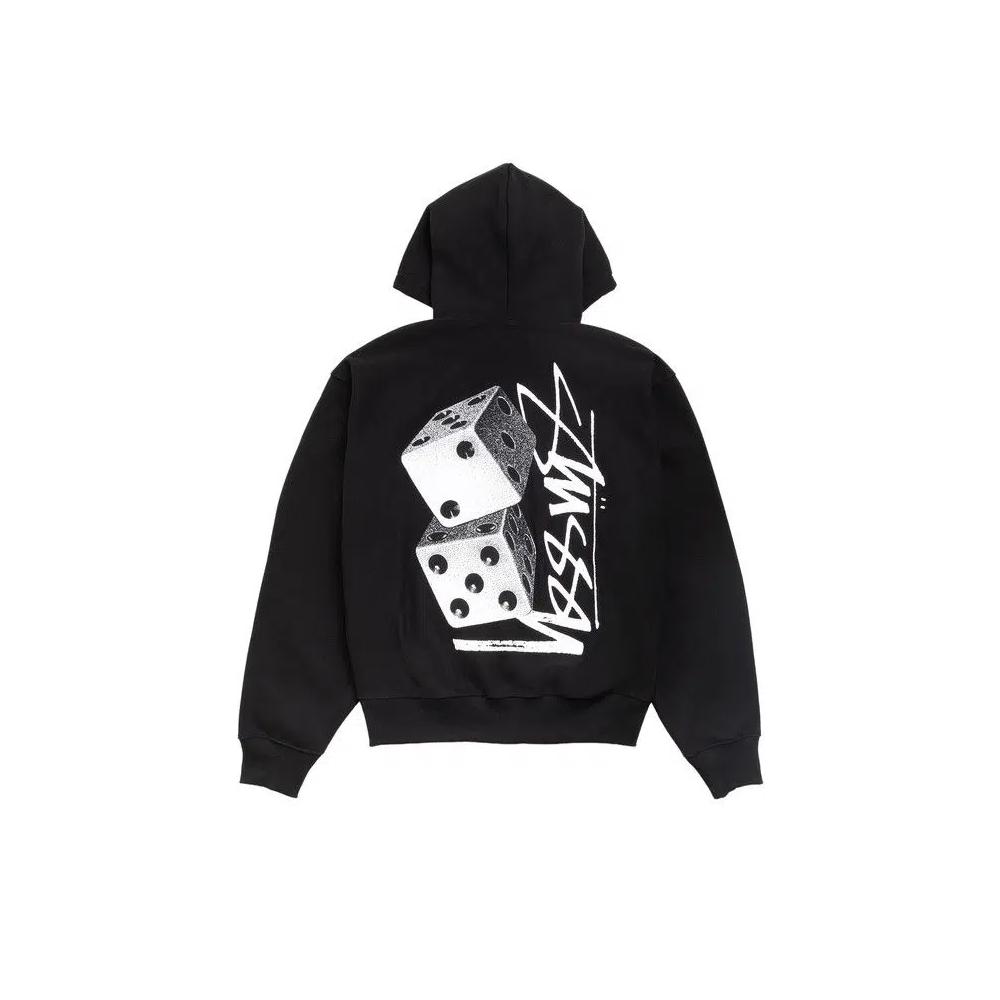 Худи Stussy Tall Dice Zip Hoodie 'Black' 2