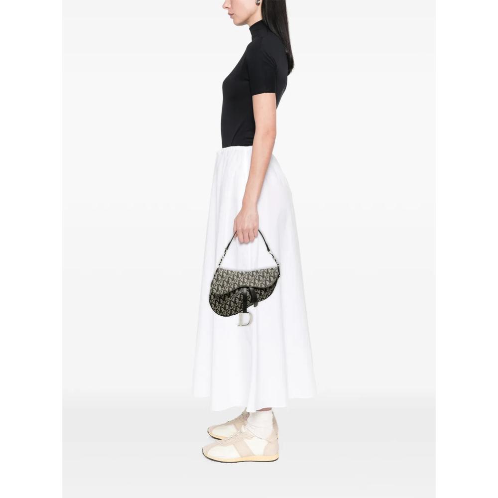 Сумка на плечо Diorissimo Canvas Saddle Bag (2002 год) 2
