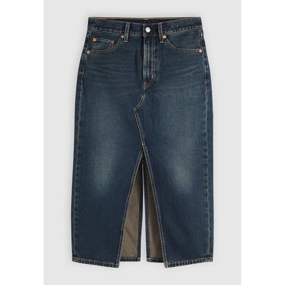 Levi's® Женская деконструированная юбка-миди с разрезом 5