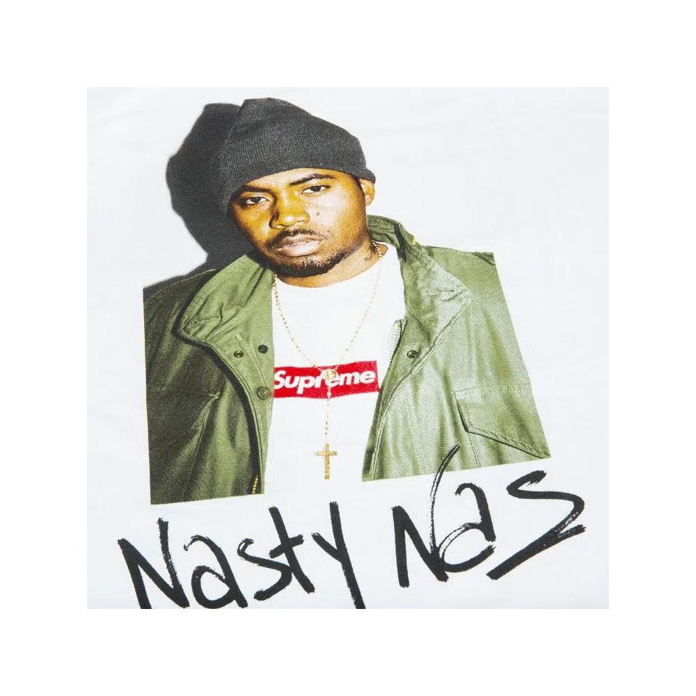 Футболки Supreme Nas T-Shirt 'White' 2