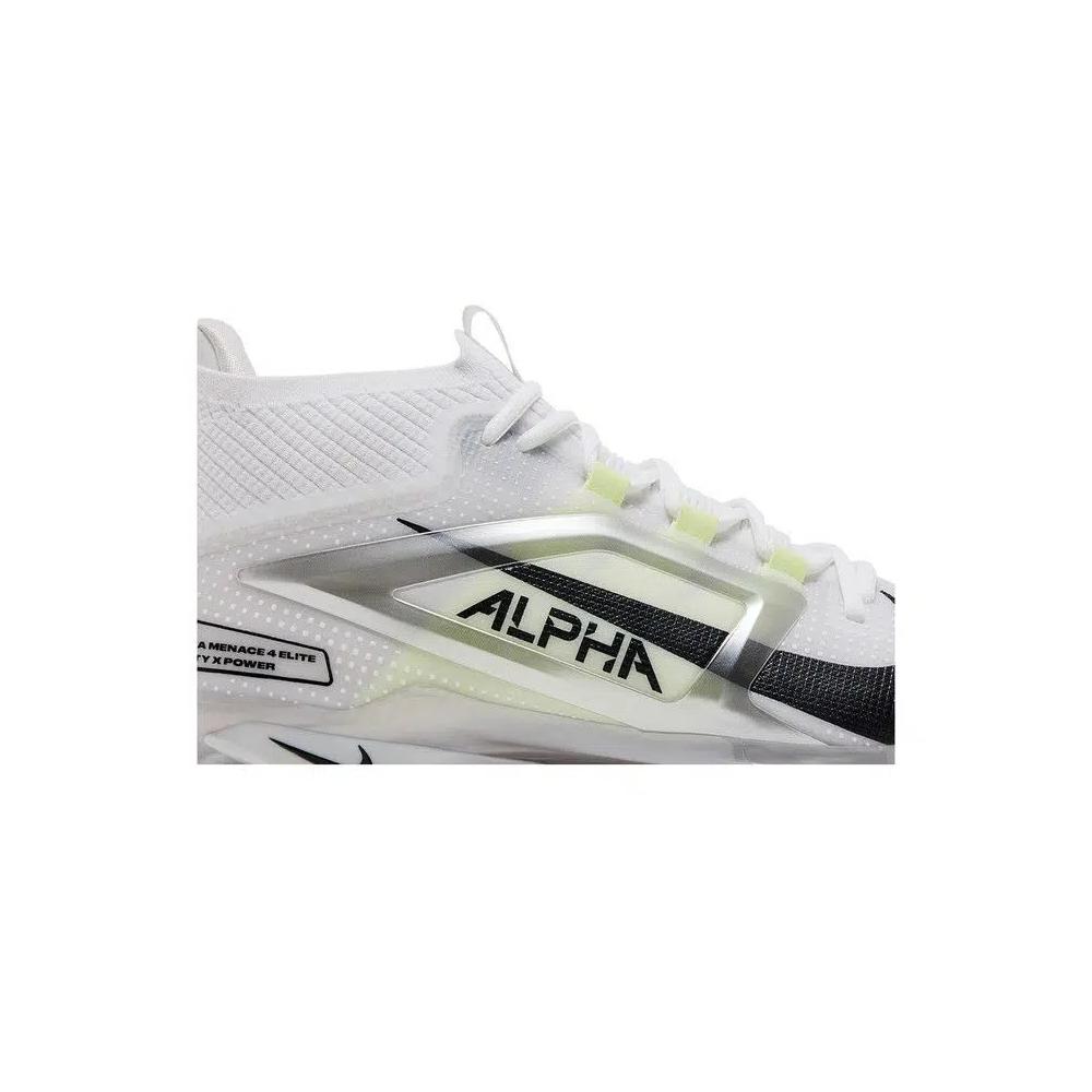 Шиповки Nike Alpha Menace 4 Elite «White Black» 2