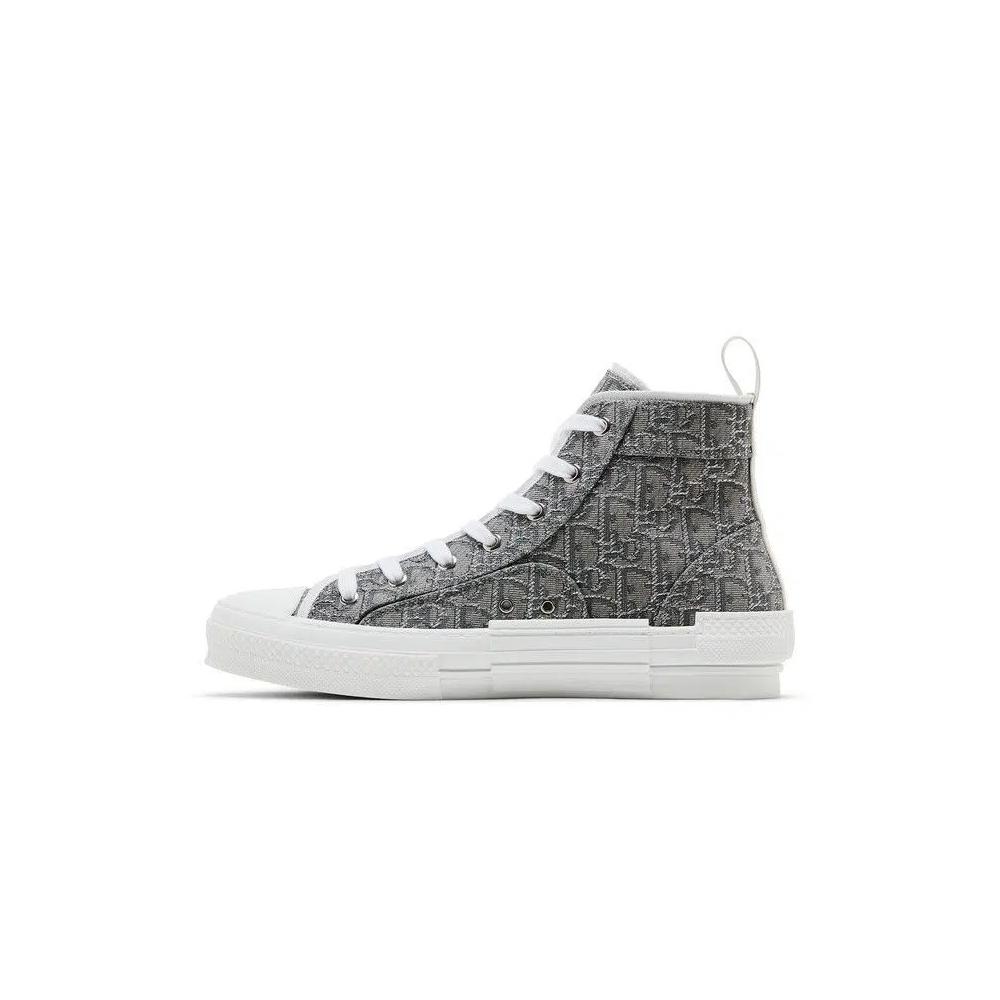 Кроссовки Dior B23 High 'Dior Oblique - Рутений' 3