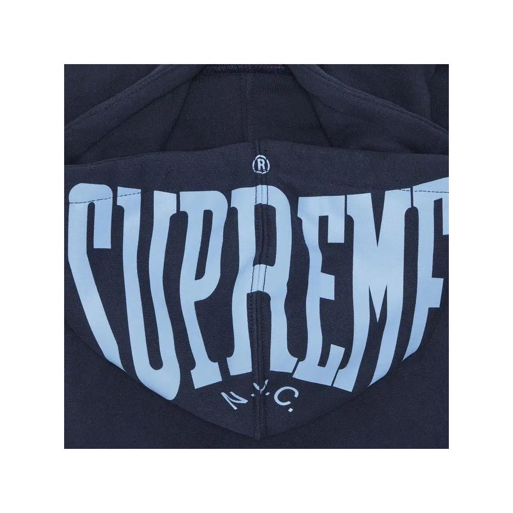 Худи Supreme Warm Up Hooded Sweatshirt 'Navy' 3