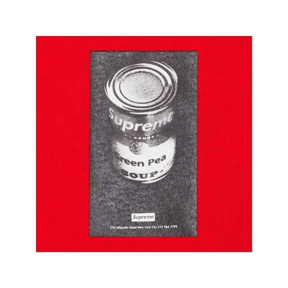 Худи Supreme Soup Can Hooded Sweatshirt 'Red' 2