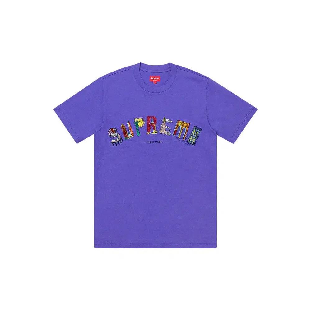 Футболки Supreme City Arc Tee 'Purple' 1