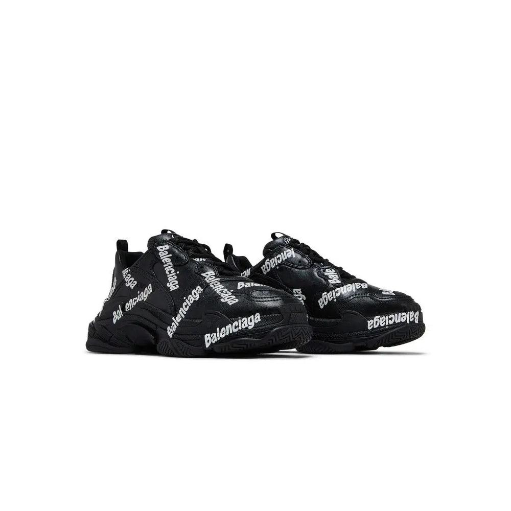 Кроссовки Balenciaga Triple S 'Logotype - Black' 8