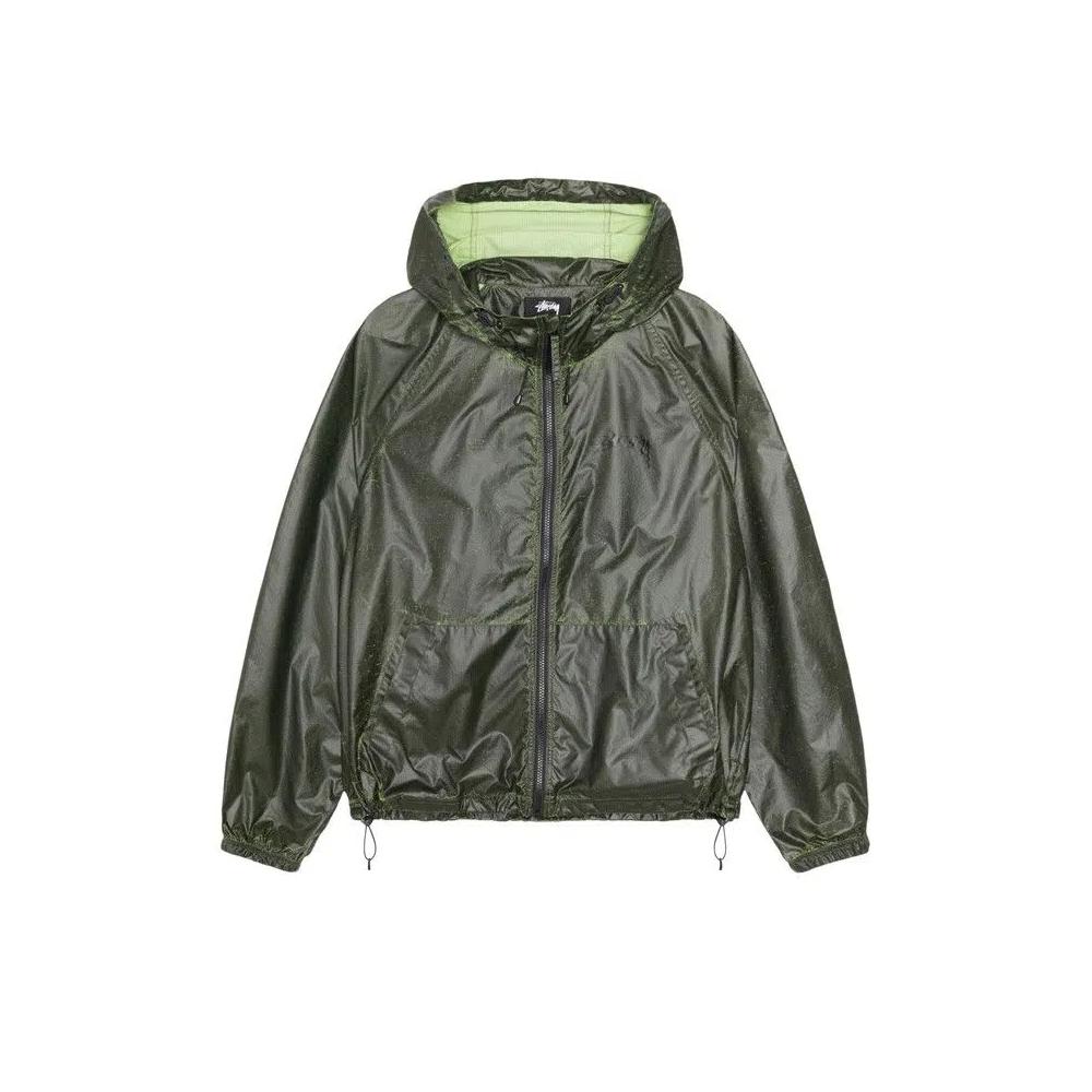 Верхняя одежда Stussy Beach Shell Cracked Ripstop 'Лайм' 1