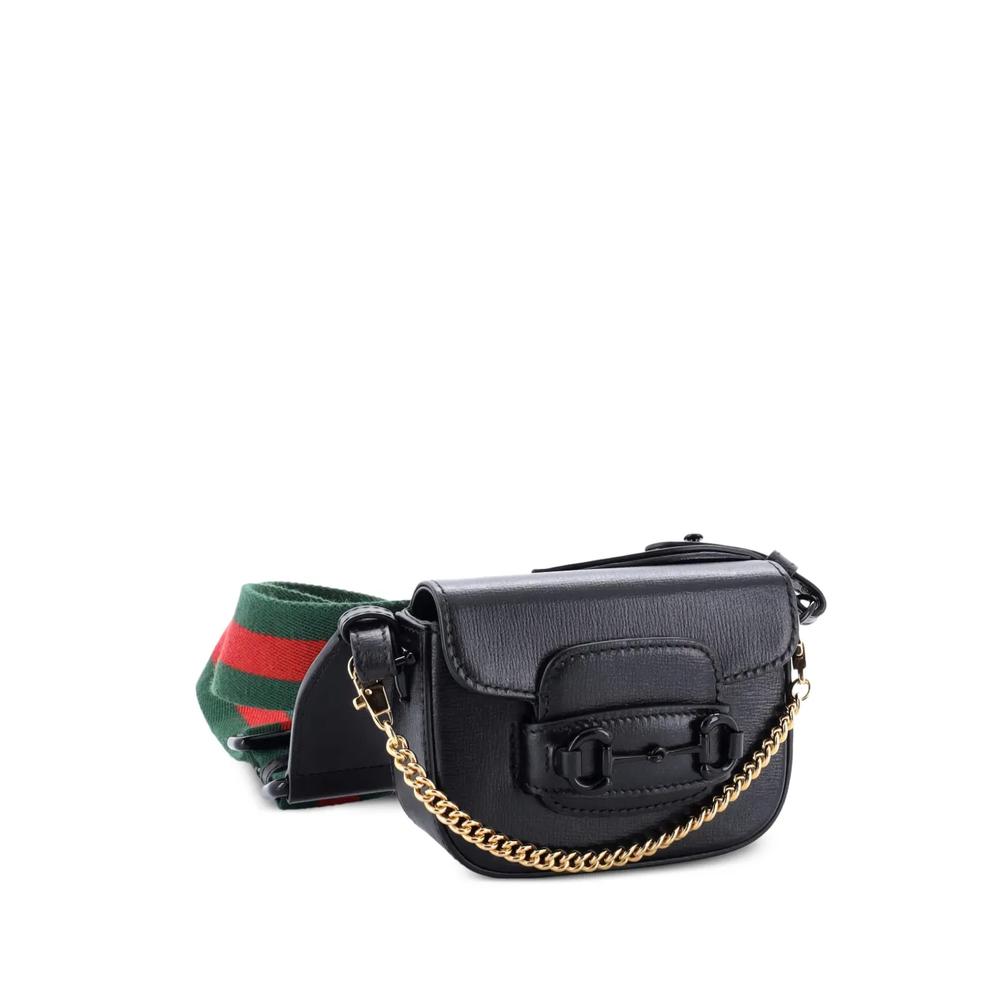Horsebit 1955 Flap Wallet with Strap Leather crossbody bag 2