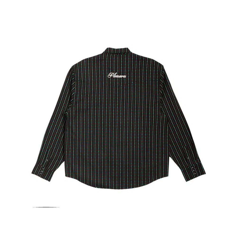 Рубашки на пуговицах Pleasures Tribute Western Button Up 'Black' 2