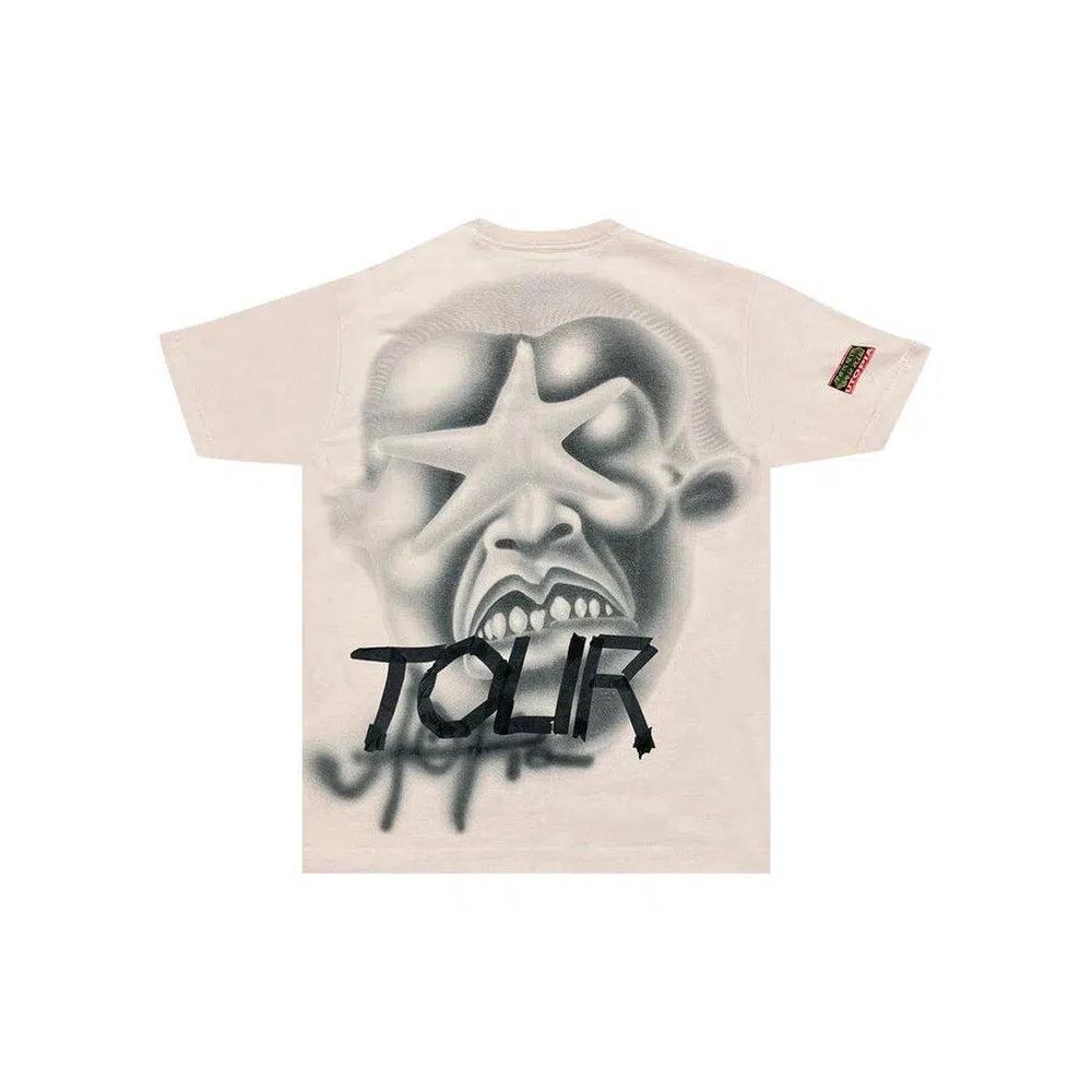 Футболки с коротким рукавом Travis Scott Front Row Seats Tour Tee 'Розовый' 2