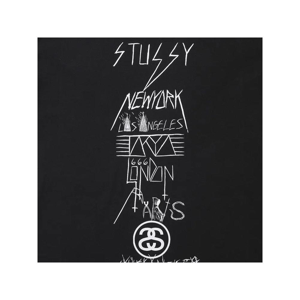 Футболки Stussy Gear Evil World Tour Tee 'Black' 3