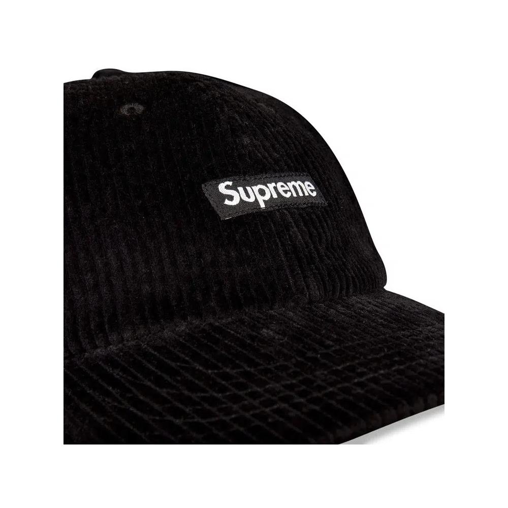 Кепки-снапбэки Supreme Ripple Corduroy Small Box 6-Panel 'Black' 3
