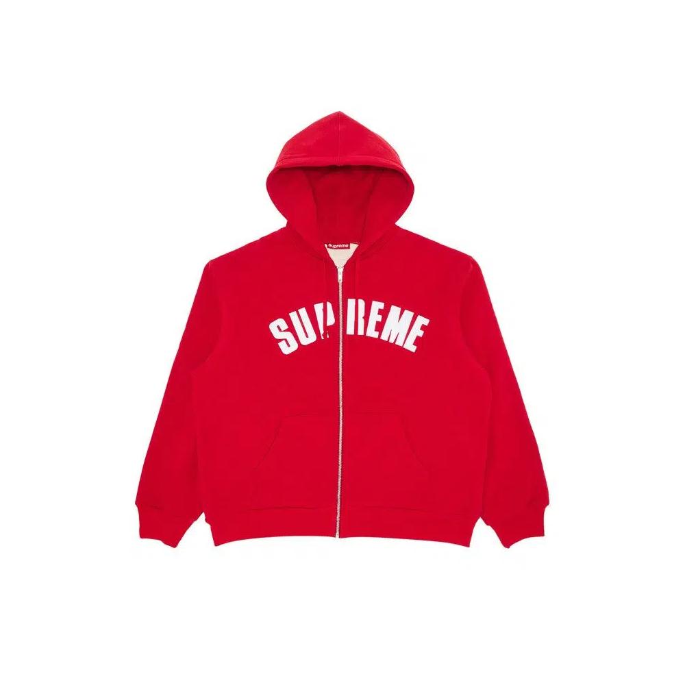 Худи Supreme Arc Thermal Zip Up Hooded Sweatshirt 'Red' 1