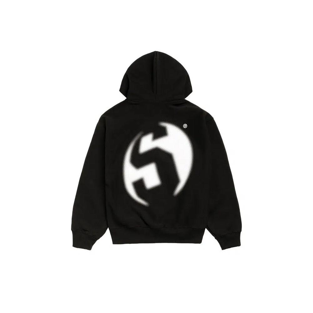 Молнии Stussy Lens Zip Hoodie 'Black' 2