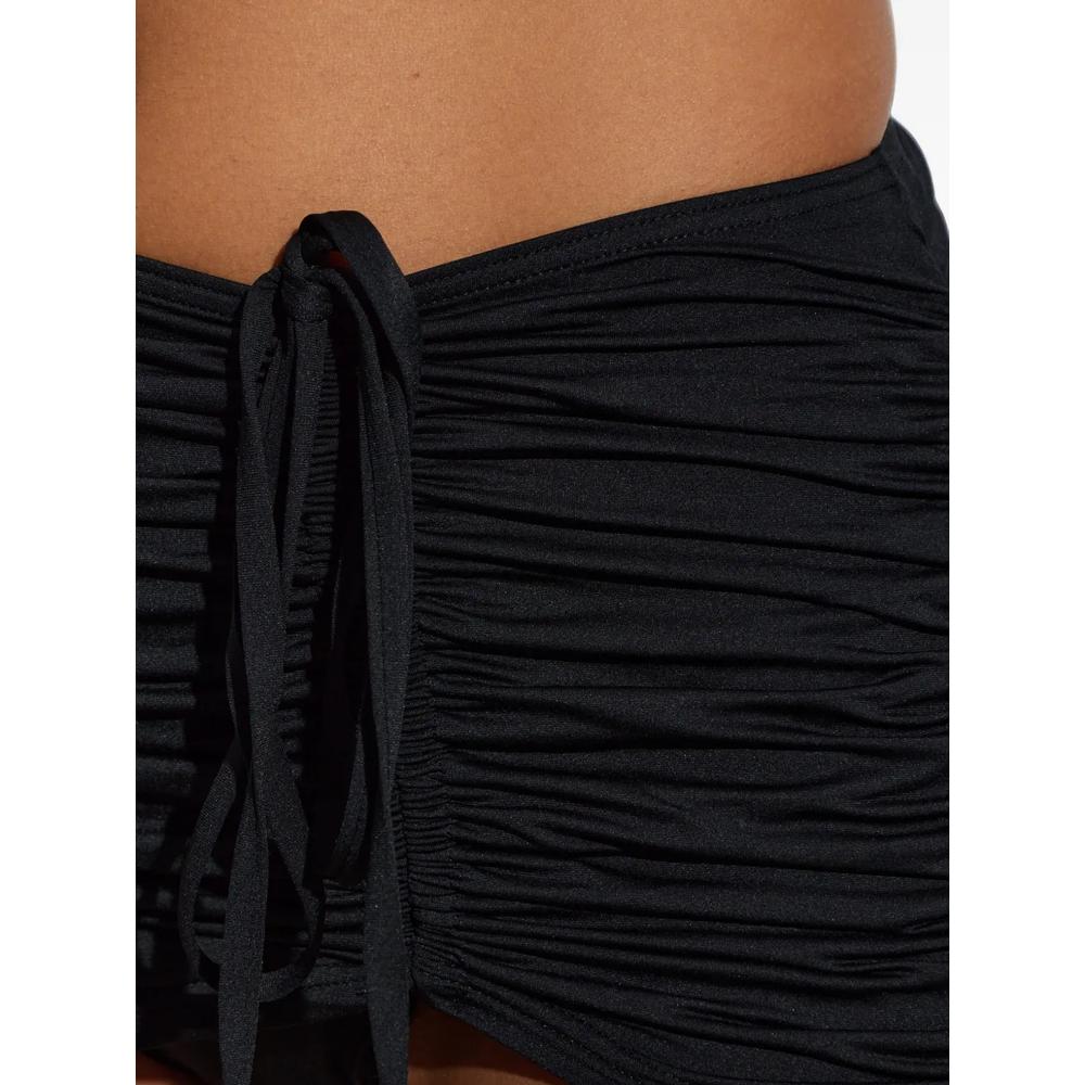 ruched tie-fastening beach skirt 2