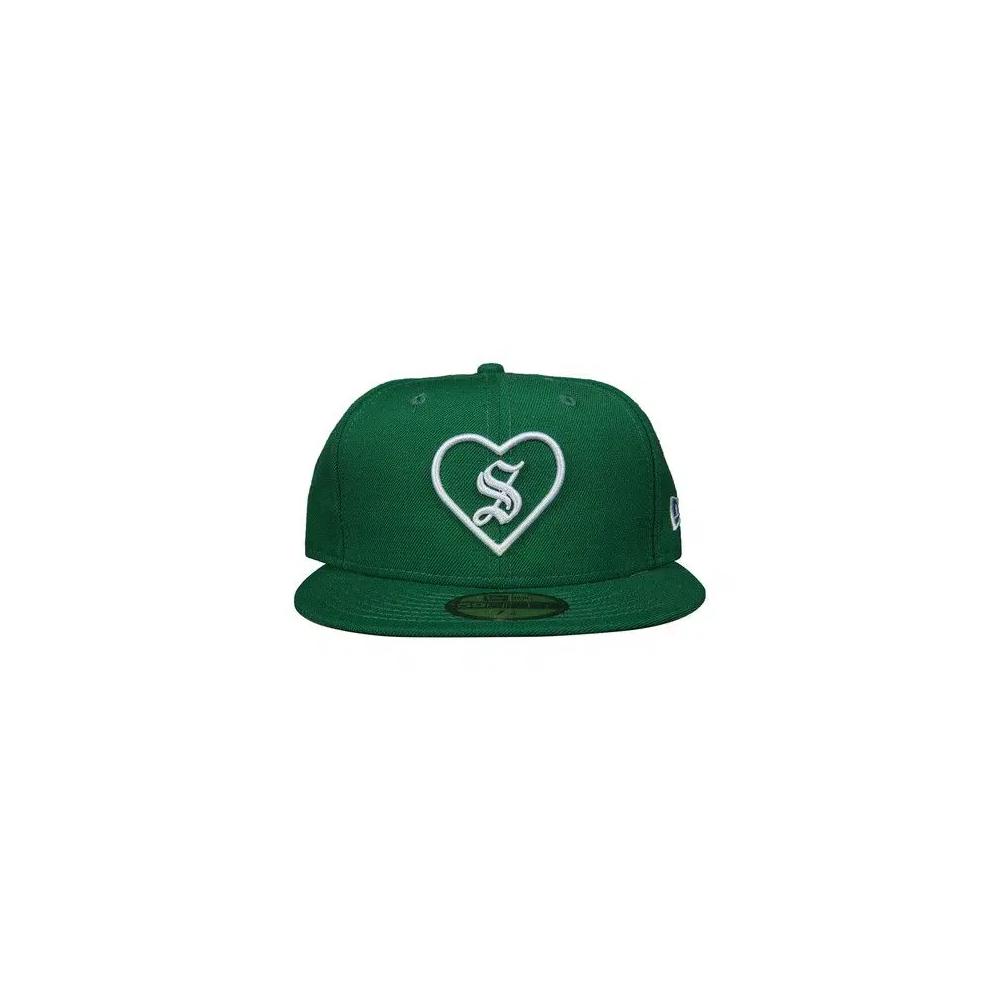 Кепки Supreme Heart New Era 'Green' 1