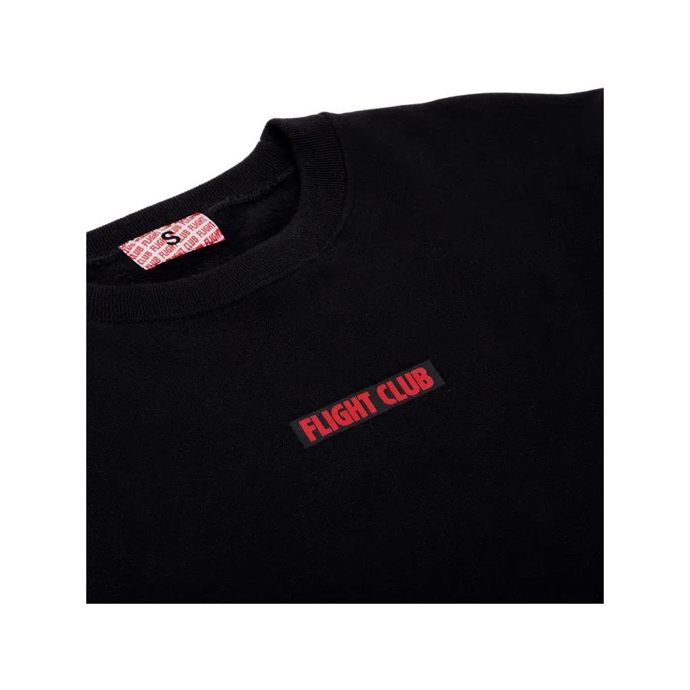 Свитера Flight Club Oversized Logo Crewneck 'Black' 3