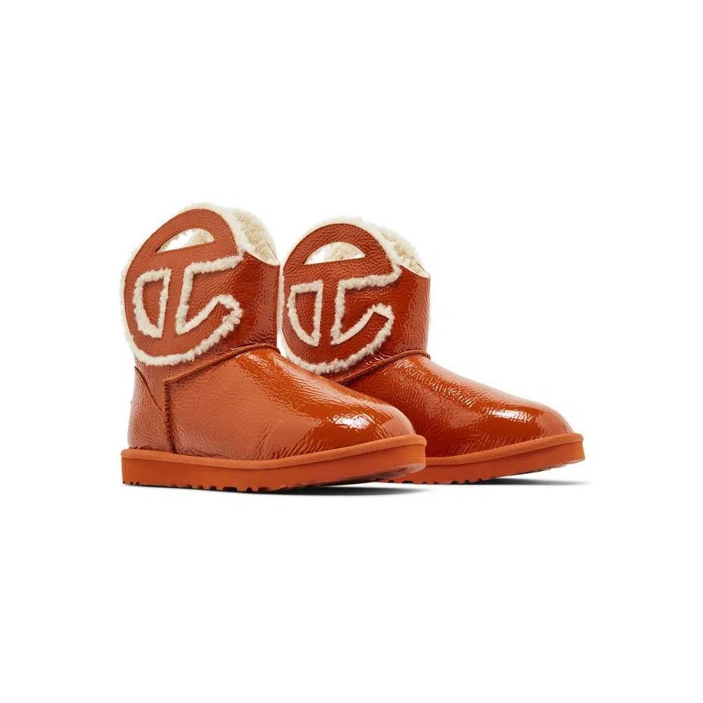 Ботинки UGG Telfar x Logo Mini Boot 'Crinkle - Spicy Pumpkin' 8