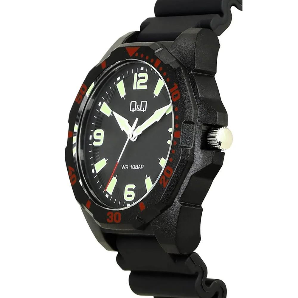 Наручные часы Citizen VS44J006Y, мужские, аналоговые, с черным резиновым ремешком 3