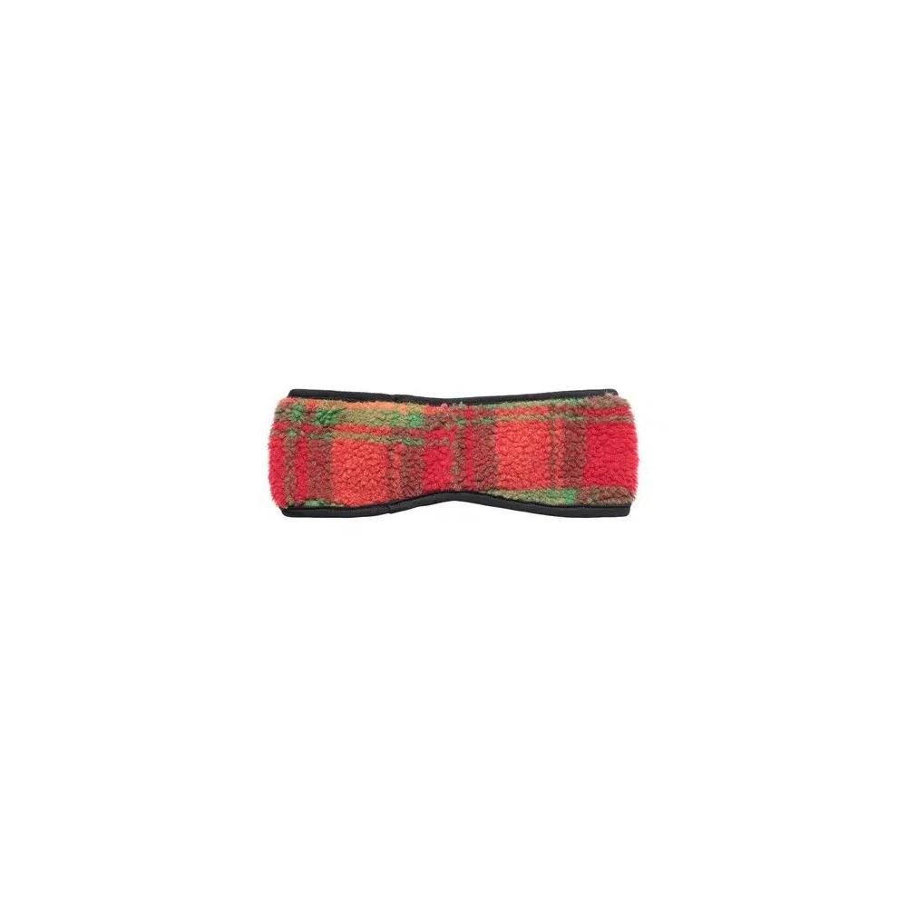 Повязки на голову Stussy Plaid Polar Flecce Headband 'Orange' 2