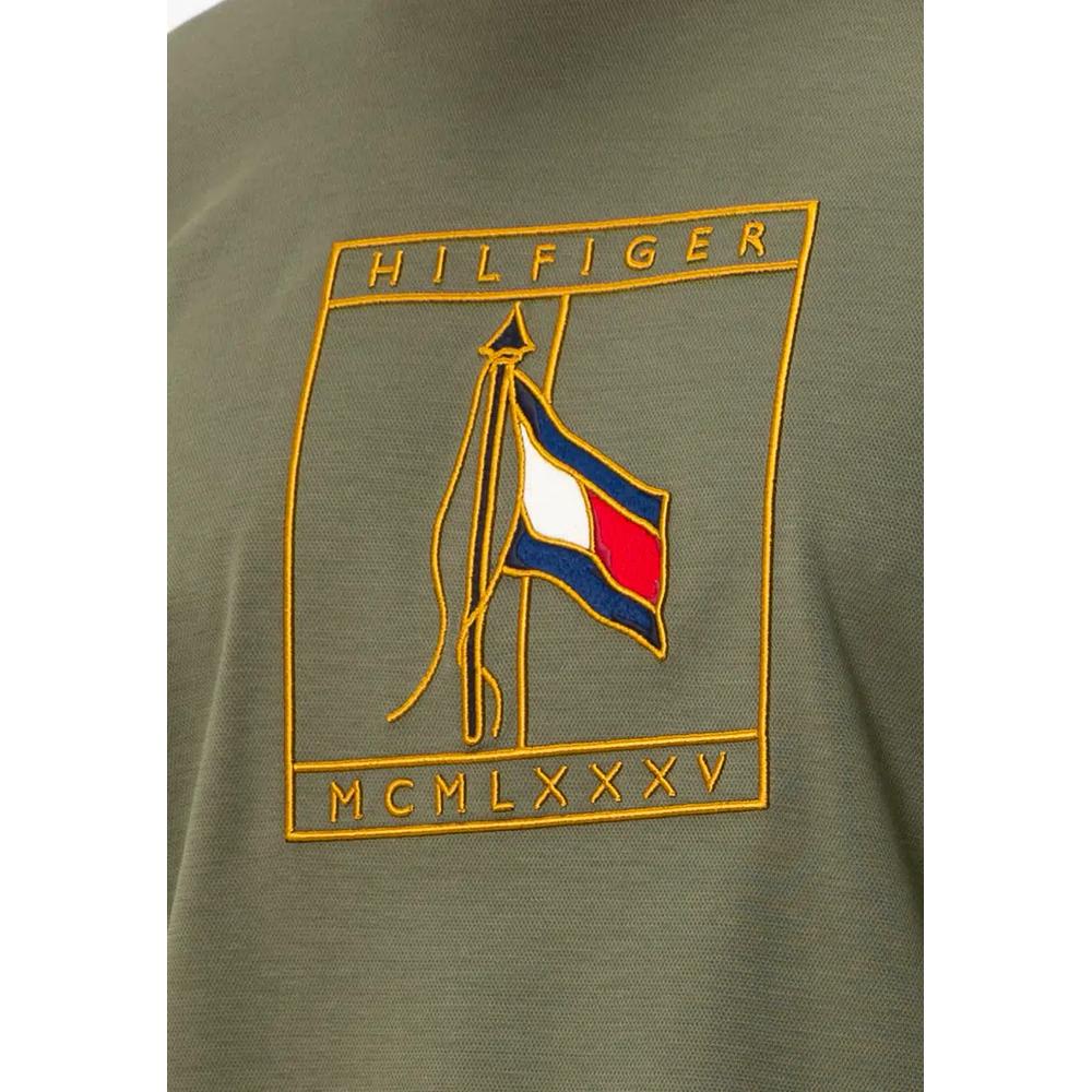 Футболка с вышивкой флага и логотипом Tommy Mainline 3